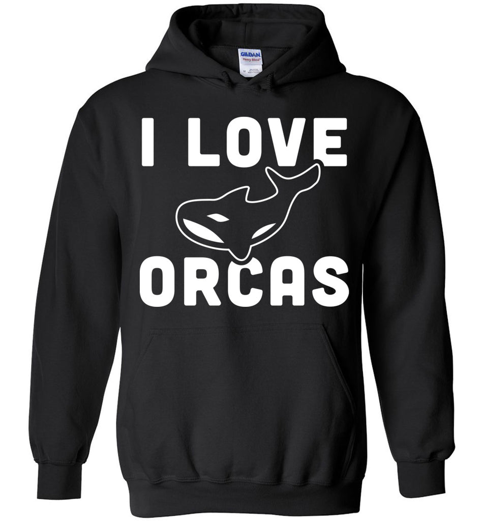 I Love Orcas Hoodie