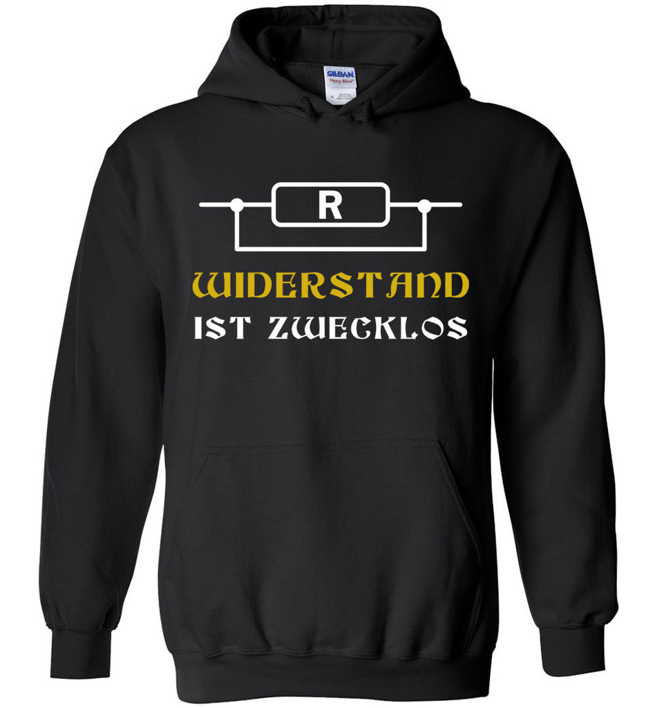 Widerstand Ist Zwecklos Hoodie