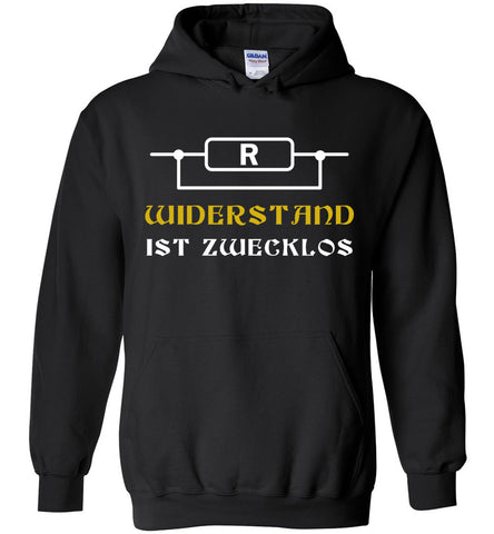 Widerstand Ist Zwecklos Hoodie