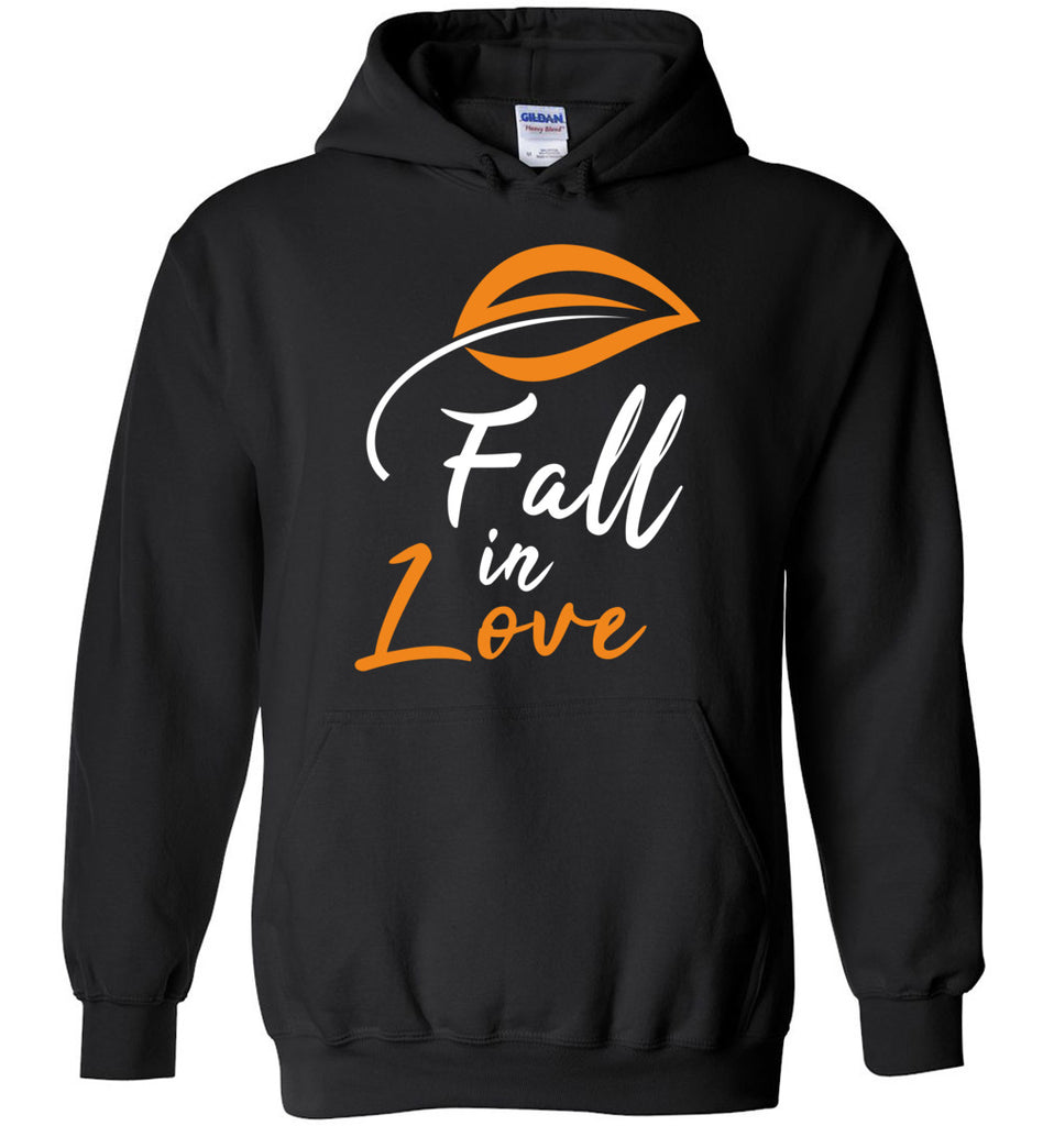 I Fall In Love Orange Hoodie