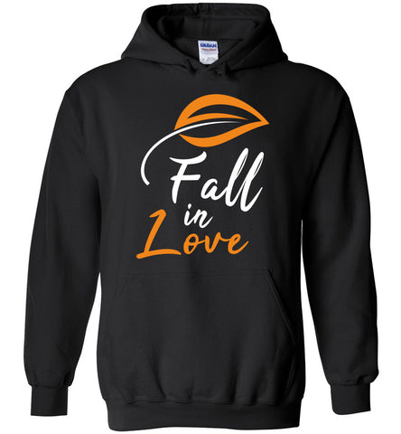 I Fall In Love Orange Hoodie