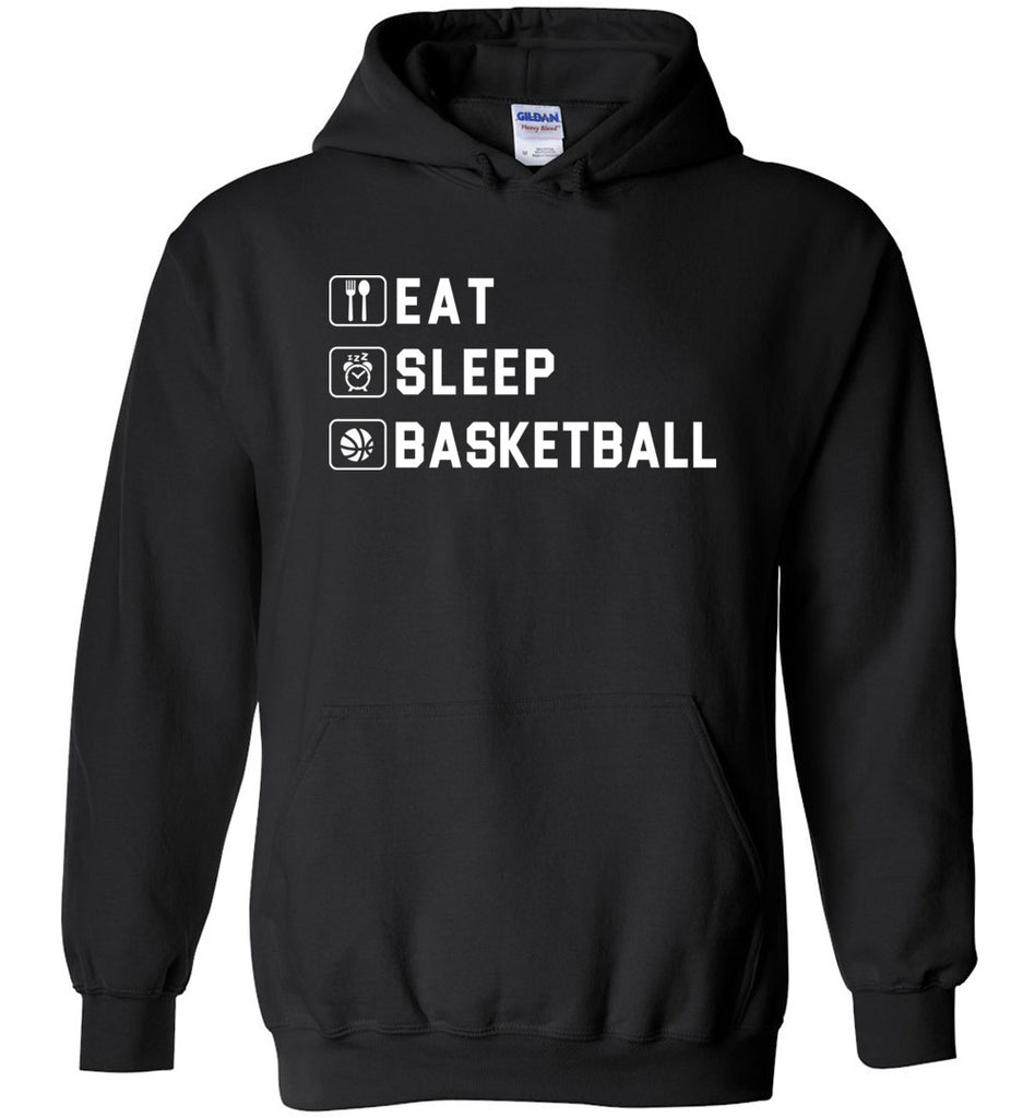 Eat Sleep Basketball Hoodie