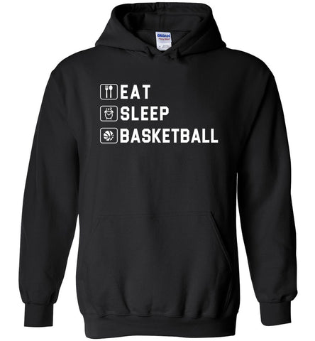 Eat Sleep Basketball Hoodie