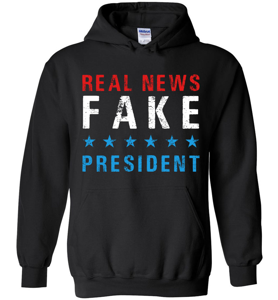 Real News Fake President Hoodie