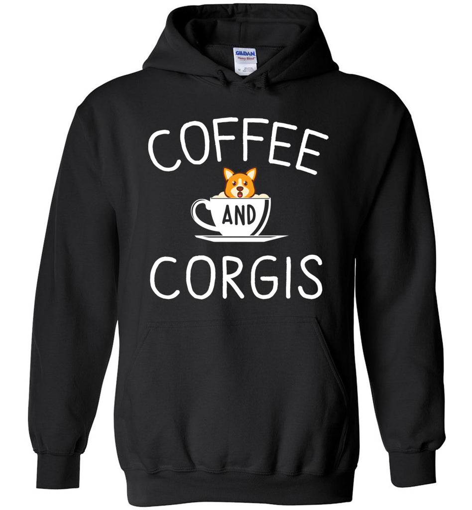 Coffee And Corgis - Dog Lover Hoodie