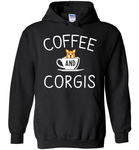 Coffee And Corgis - Dog Lover Hoodie