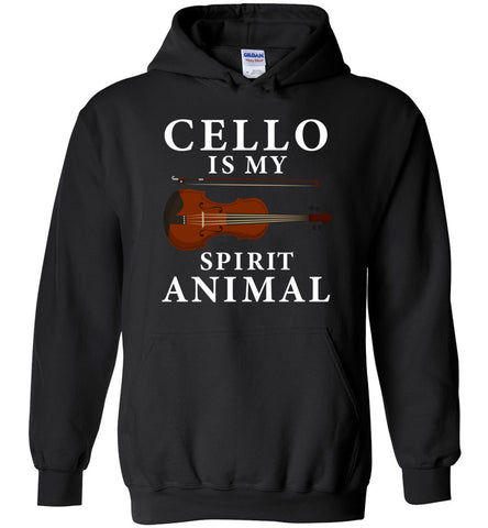 Cello Is My Spirit Animal Hoodie