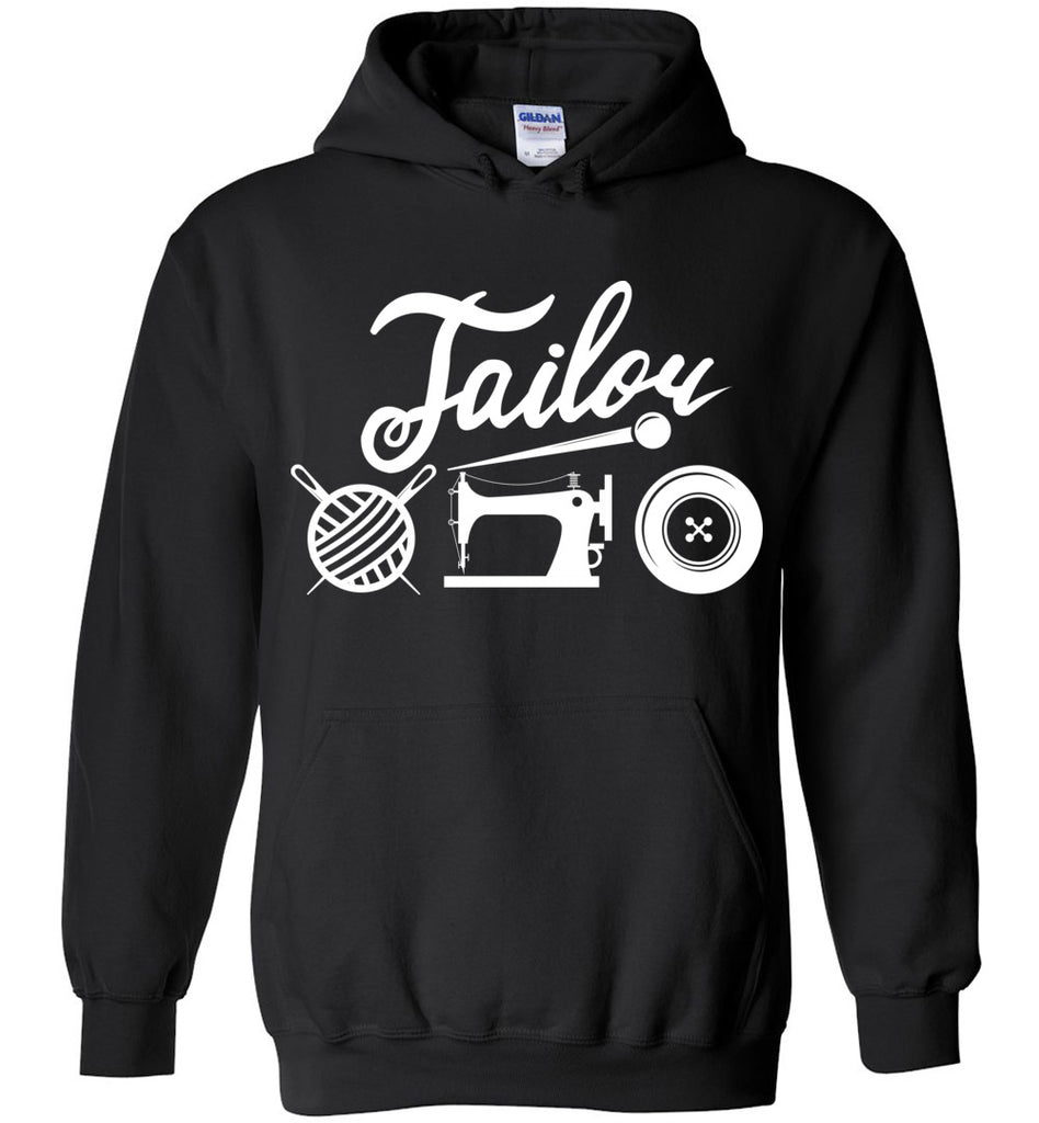Tailor Sewing Machine Hoodie