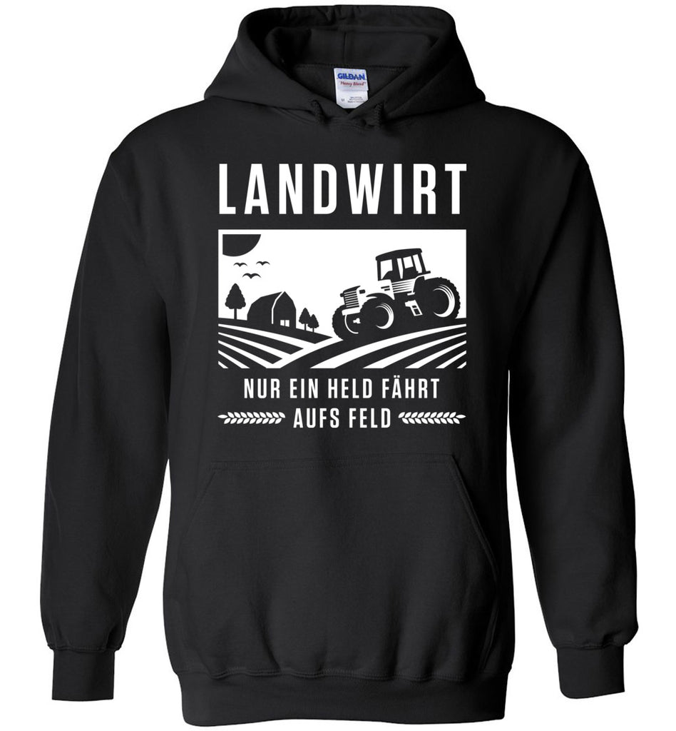 Landwirt Nur Ein Held Fahrt Aufs Feld Hoodie