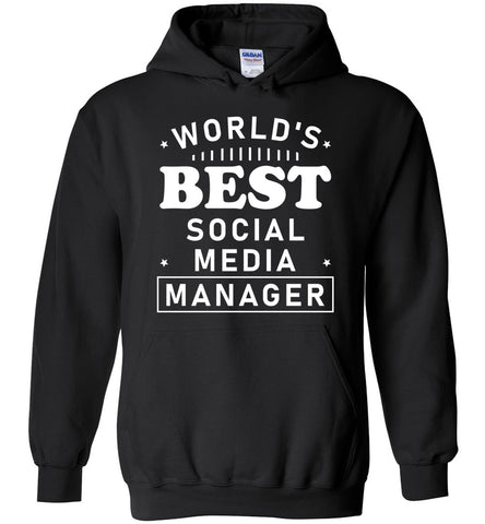 World's Best Social Media Manager Hoodie