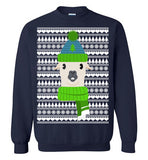 Ugly Christmas Sweater - Funny Lama Motif