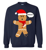 Ugly Christmas Sweater - Gingerbread Man Seriously?