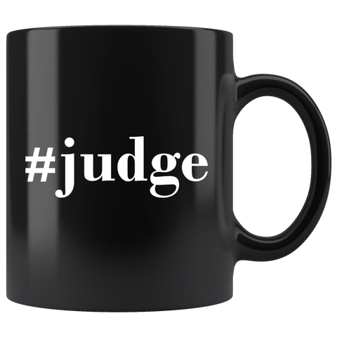 #Judge 11oz Black Mug
