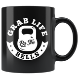 Grab Life By The Bells 11oz Black Mug