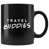 Travel Buddies 11oz Black Mug