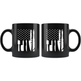 American Cook 11oz Black Mug