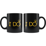 I Do 11oz Black Mug