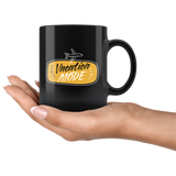 Vacation Mode 11oz Black Mug