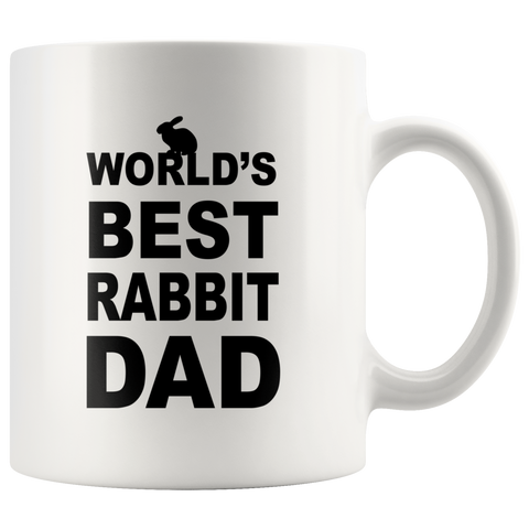World's Best Rabbit Dad 11oz White Mug