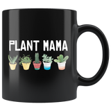 Plant Mama 11oz Black Mug