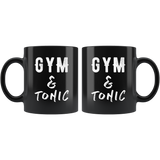 Gym & Tonic 11oz Black Mug