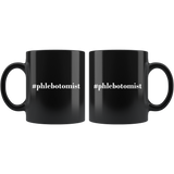 #Phlebotomist 11oz Black Mug