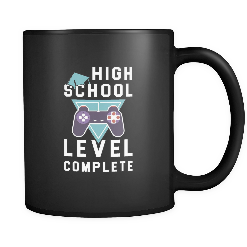 High School Level Complete Black Mug