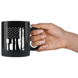 American Cook 11oz Black Mug