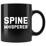 Spine Whisperer 11oz Black Mug