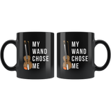 My Wand Chose Me (Violin) 11oz Black Mug
