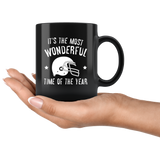 It's The Most Wonderful Time Of The Year 11oz Black Mug