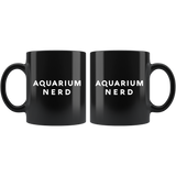Aquarium Nerd 11oz Black Mug