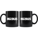 Hurdles 11oz Black Mug