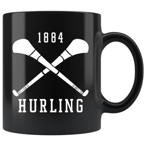 1884 Hurling 11oz Black Mug