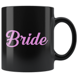 Bride 11oz Black Mug