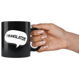 Translator 11oz Black Mug