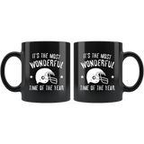 It's The Most Wonderful Time Of The Year 11oz Black Mug