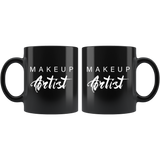 Makeup Artist 11oz Black Mug