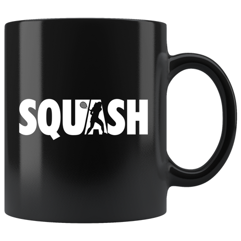 Squash 11oz Black Mug
