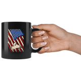 American Snowmobile 11oz Black Mug
