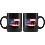 American Paintball 11oz Black Mug