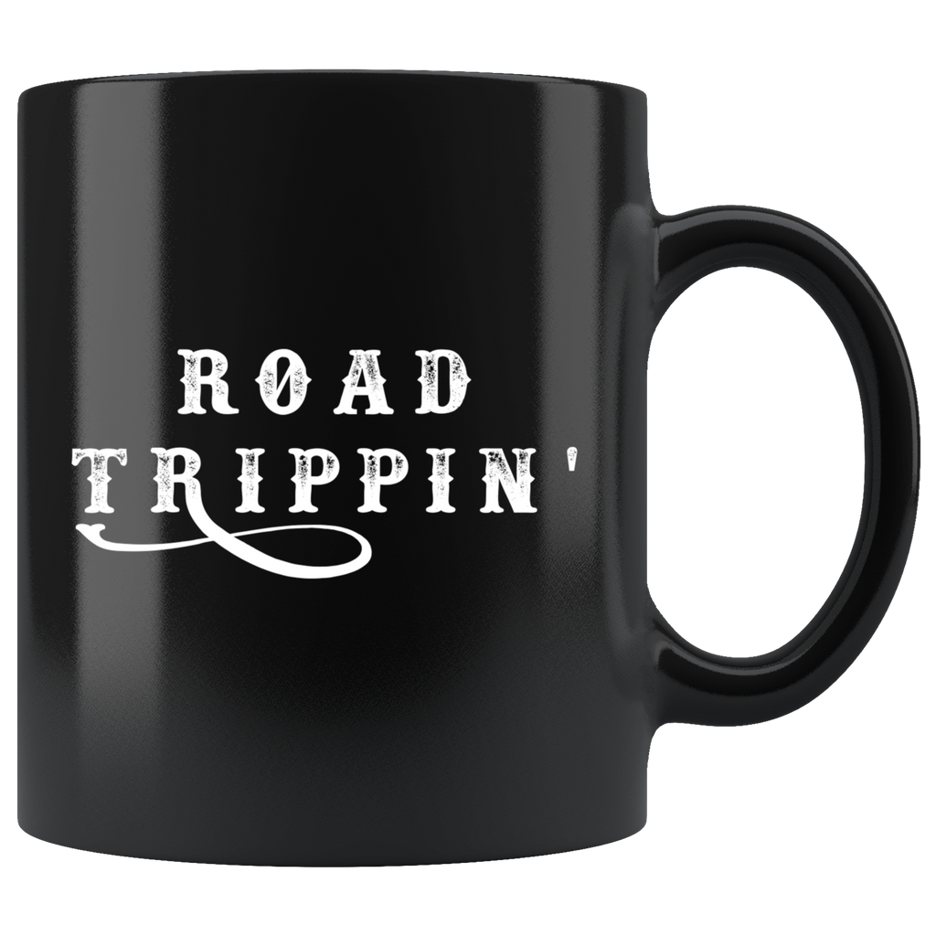 Road Trippin' 11oz Black Mug