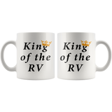 King Of The RV White Mug
