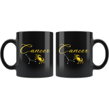 Cancer 11oz Black Mug