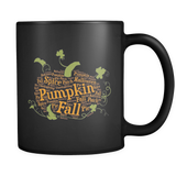 Pumpkin Halloween Black Mug