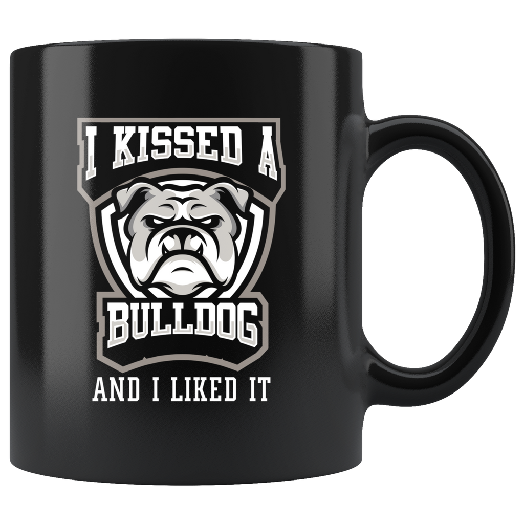 kissed a bulldog compared