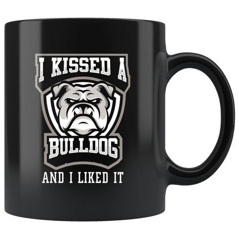 kissed a bulldog compared