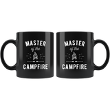 Master Of The Campfire 11oz Black Mug