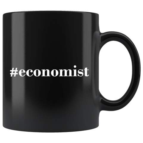 #Economist 11oz Black Mug