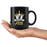 Motor Bike King 11oz Black Mug